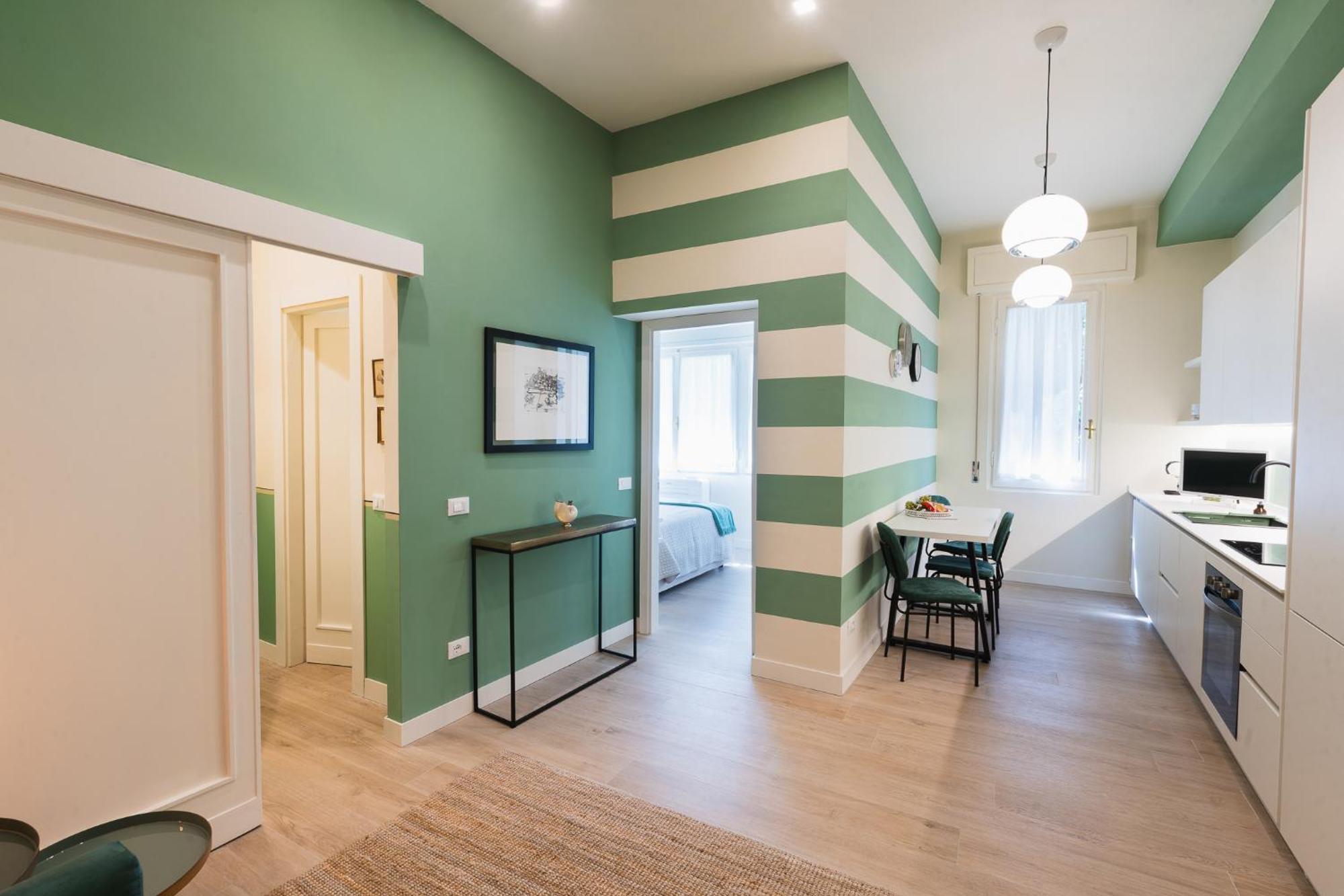 Cozy Olive Green Flat Florenz Exterior foto