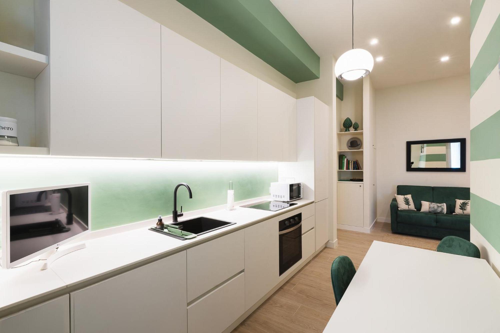 Cozy Olive Green Flat Florenz Exterior foto